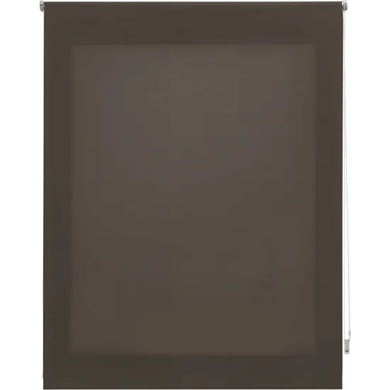 Blindecor | estor enrollable translúcido liso 140x250 marrón