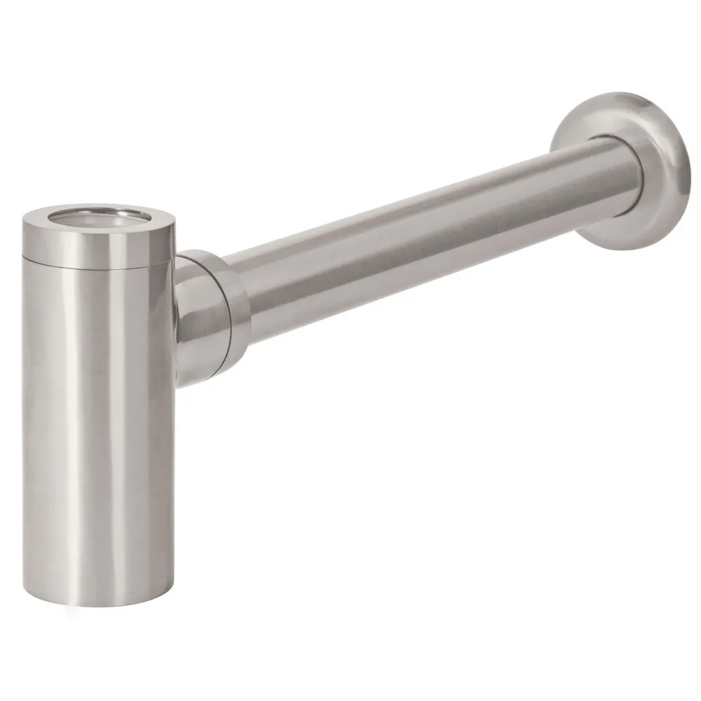 Céspol de bote p/lavabo minimalista s/contra, satín, 1-1/4"
