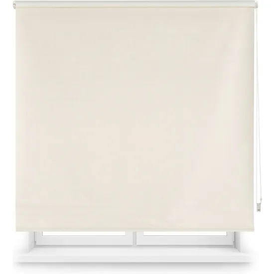 Estor enrollable opaco medida 125x175 crema