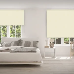 Estor enrollable opaco térmico marfil 120 x 250cm