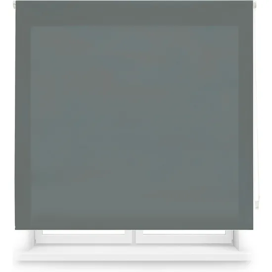 Estor enrollable translúcido medida 120x175 gris pastel