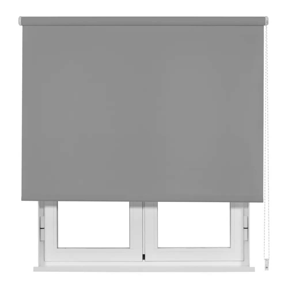 Estor enrollable traslúcido esencial gris 120 x 250cm