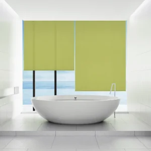 Estor enrollable traslúcido etamine verde 120 x 250cm