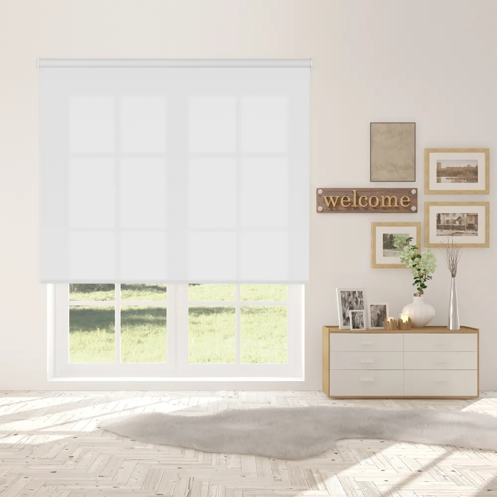 Estor enrollable traslúcido l2000 blanco 75 x 190cm