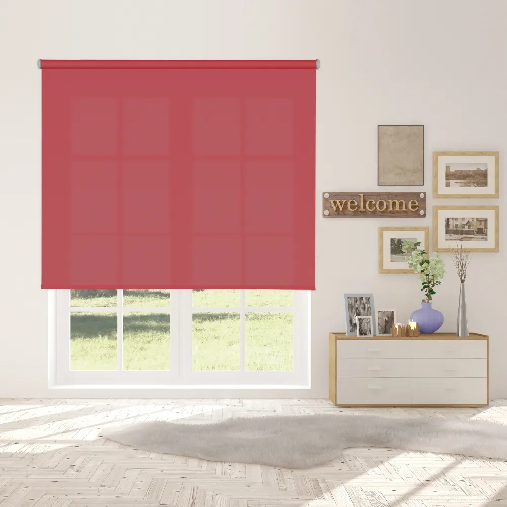 Estor enrollable traslúcido l2000 granate 165 x 250cm