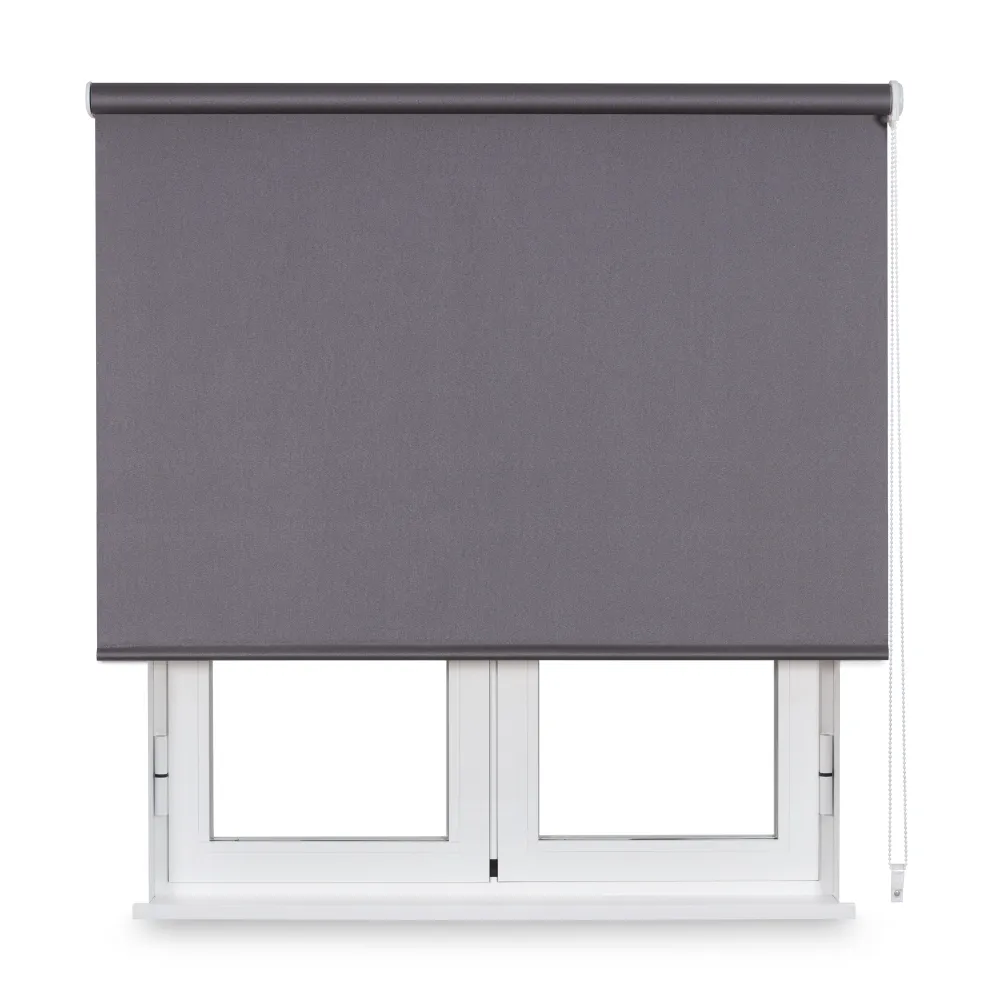 Estor enrollable traslúcido metallics gris 120 x 190cm