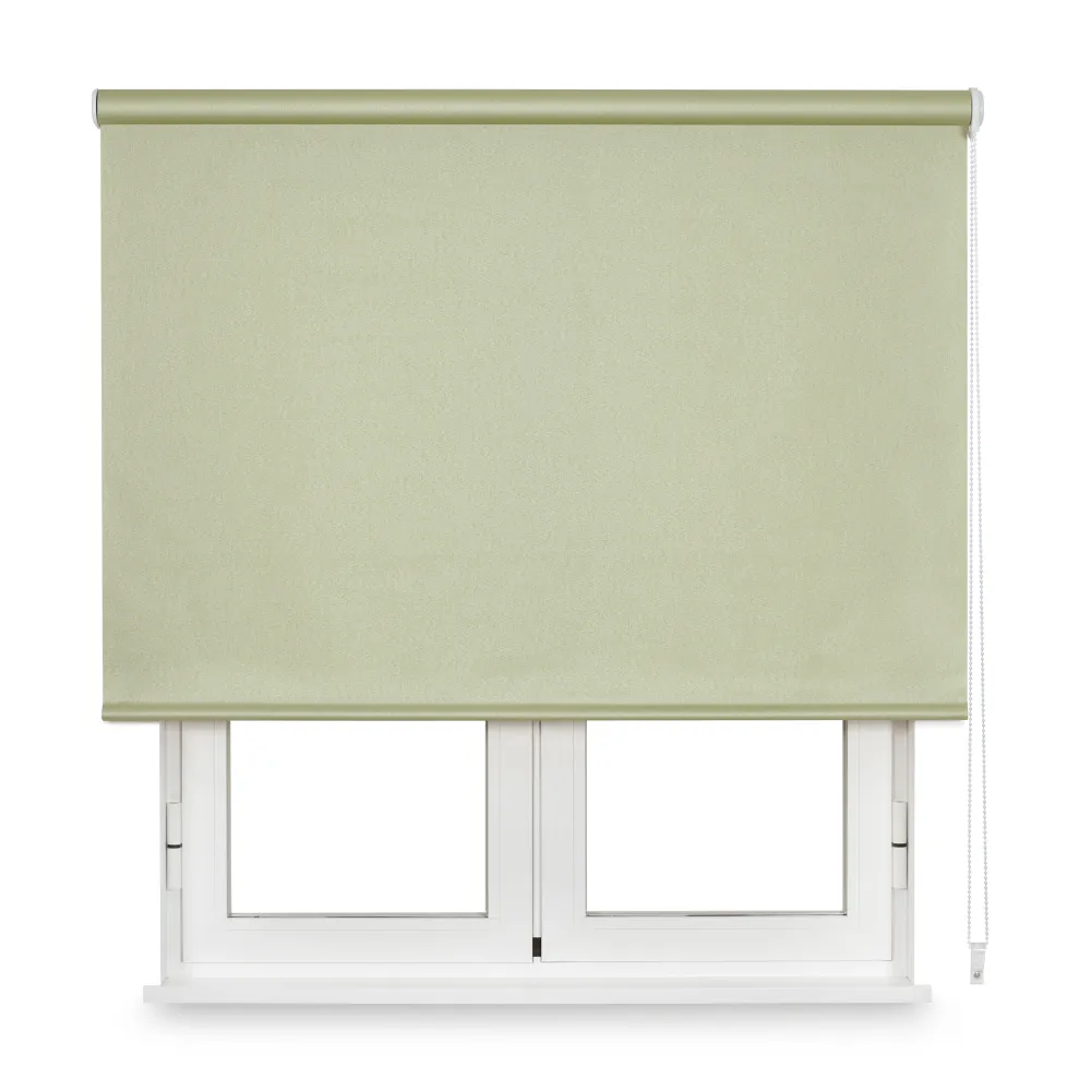 Estor enrollable traslúcido metallics verde 120 x 190cm