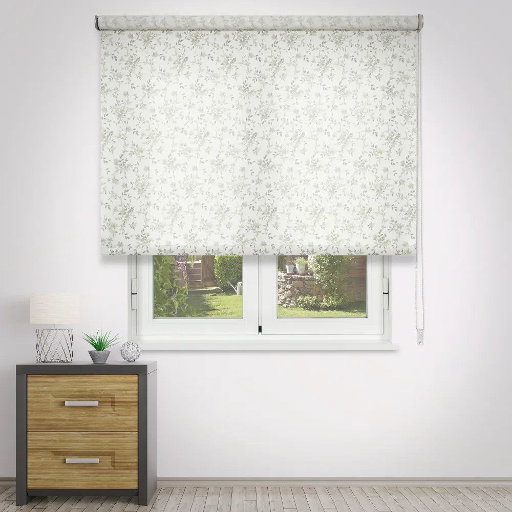 Estor enrollable traslúcido romance rosa 90 x 250cm