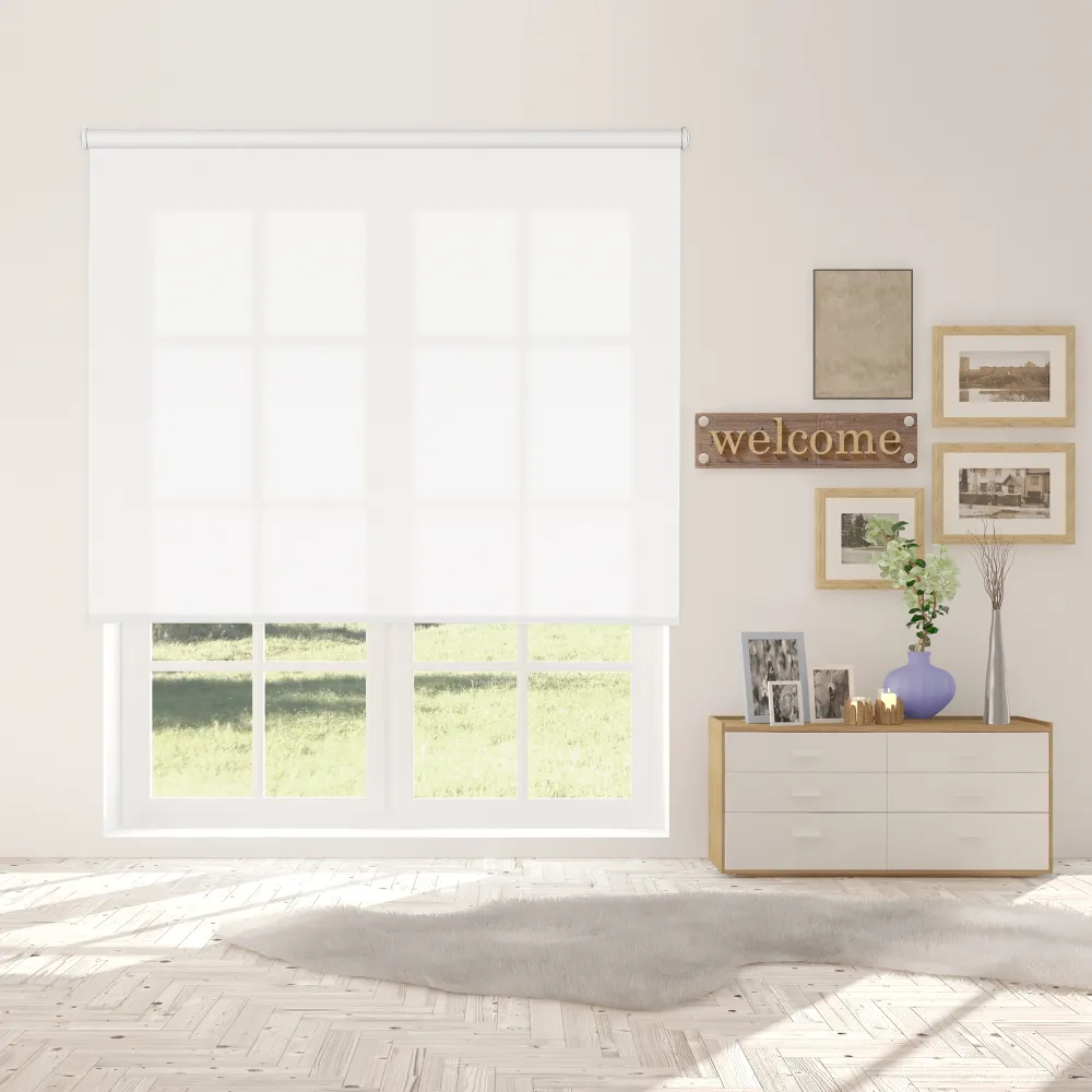 Estor enrollable traslúcido shape blanco 90 x 250cm