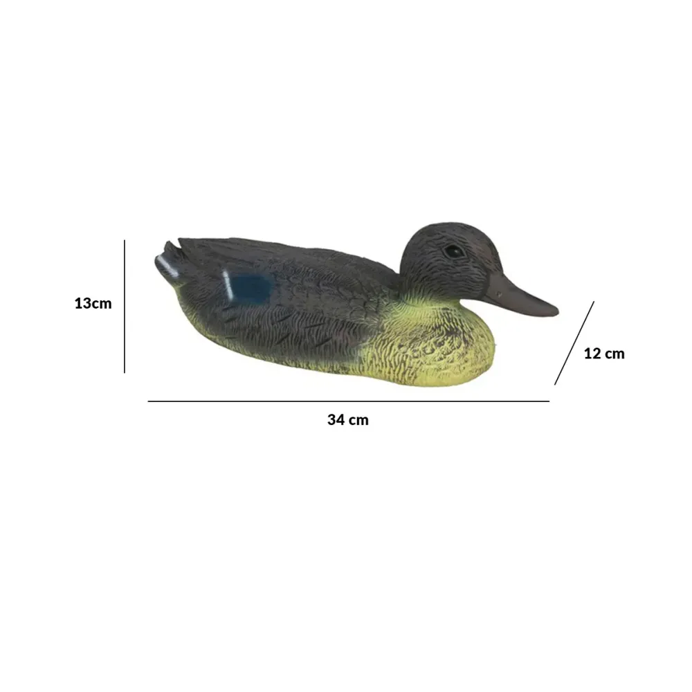 Pato flotante para estanque 13x12x34,5 cm