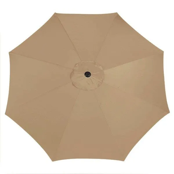 Sombrilla de jardín Terracota WS-686 diámetro 270 cm marrón