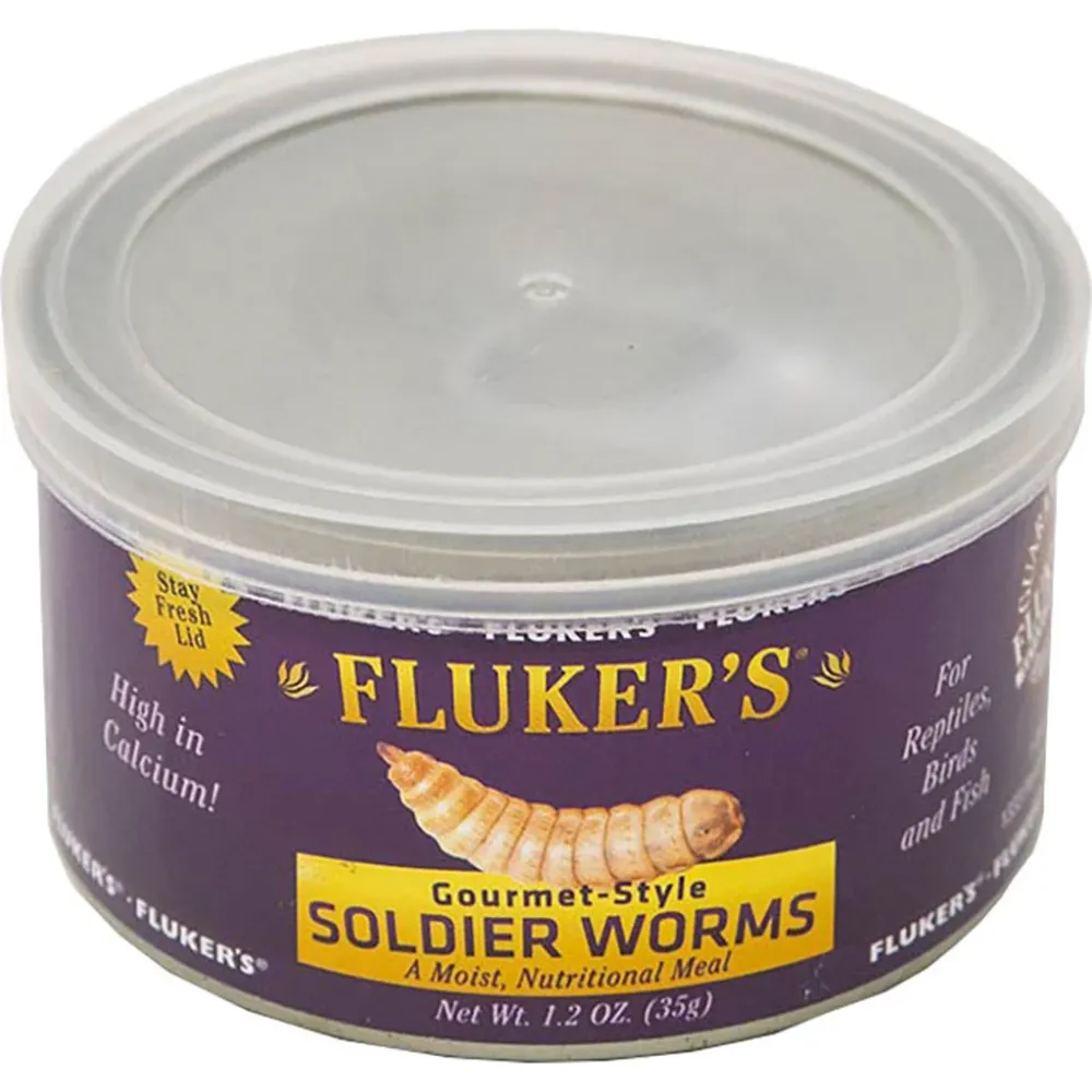 Gusanos soldados enlatados gourmet Fluker'S