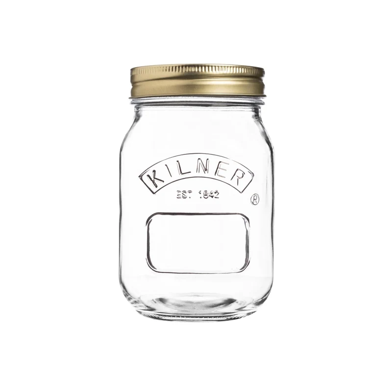 Tarro de conserva Kilner de 17 oz, paquete de 12