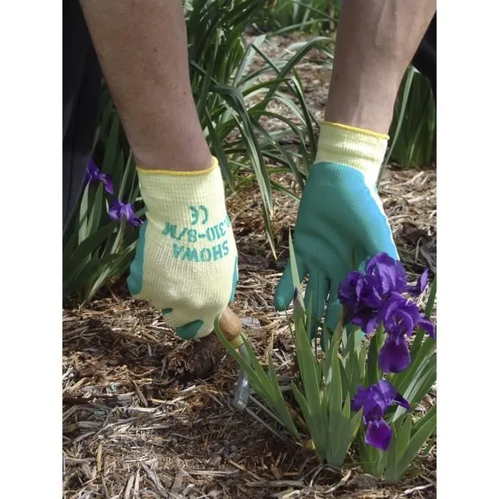 Guante de jardín grip esmeralda talla 10/xl