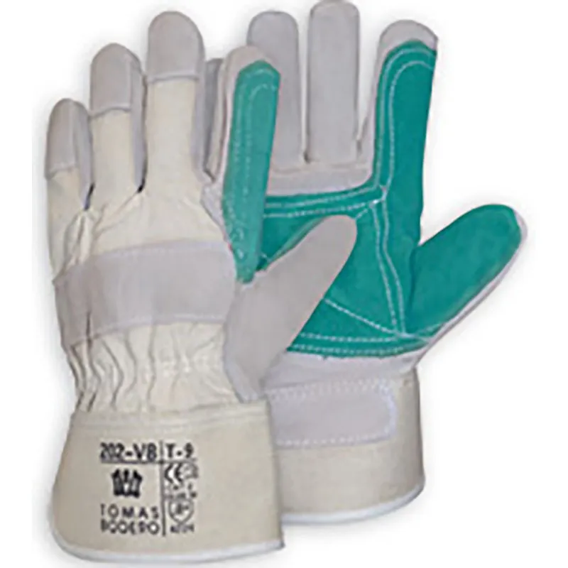 Guante tela reforzado serraje talla xl-10 con 2 Pares de Rodilleras