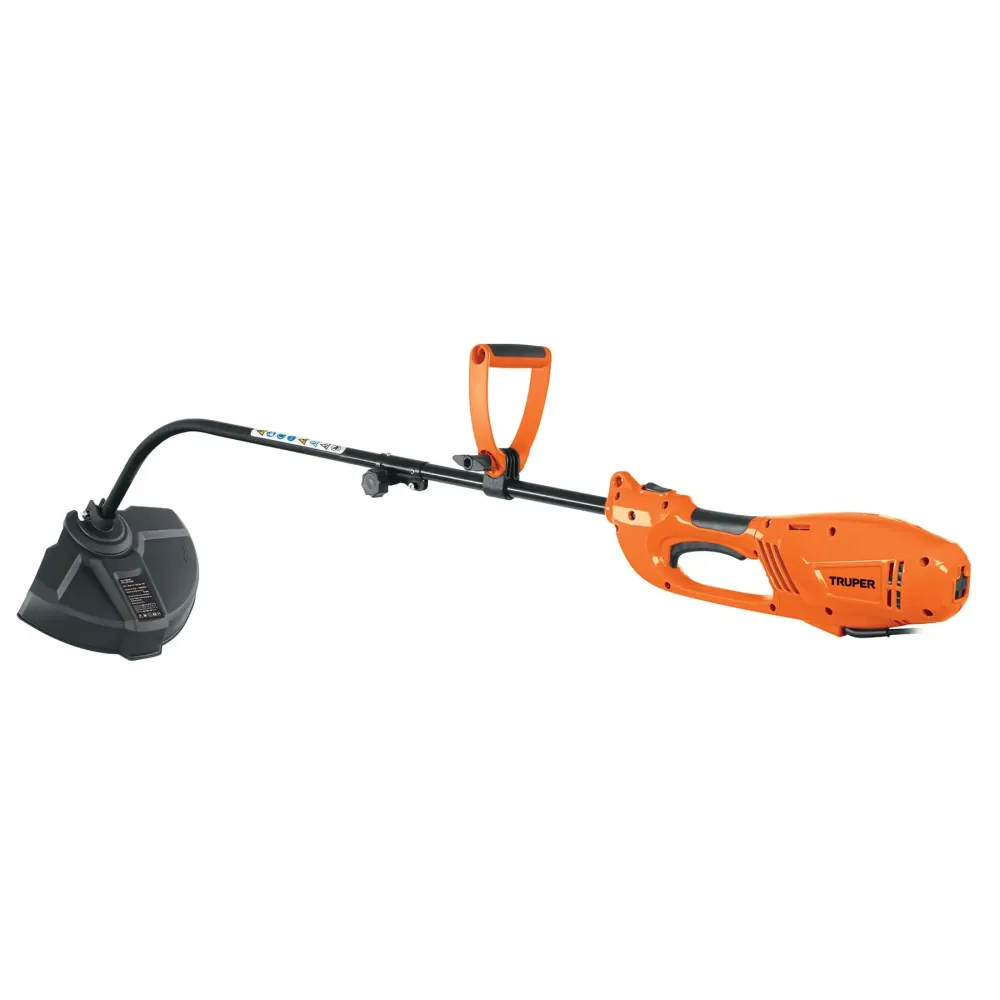 Cortabordes Manual Desbrozadora electrica 1000w. Eje curvo 14" (35cms.) 8A. 7500Rpm des-1000 13521 truper