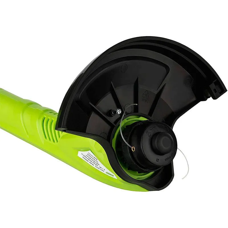 Desbrozadora eléctrica Kinzo 250W 12000 rpm verde 103x24x30 cm Compatible con Múltiples Cabezales