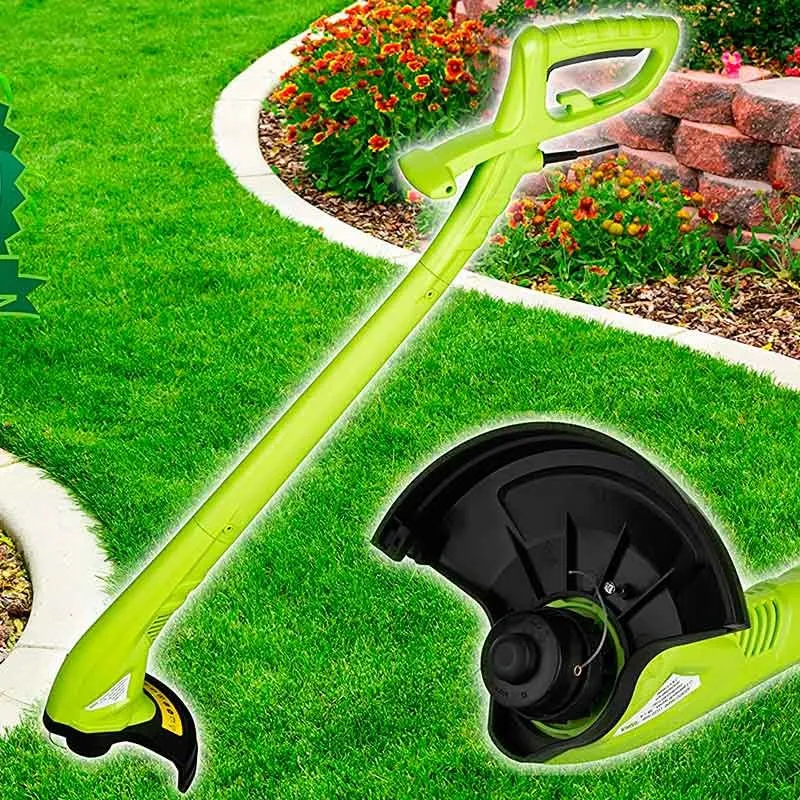 Desbrozadora eléctrica Kinzo 250W 12000 rpm verde 103x24x30 cm Compatible con Múltiples Cabezales