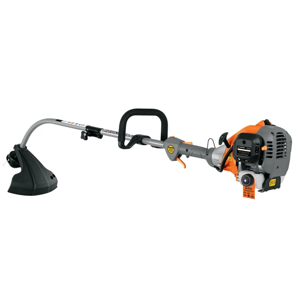 DESBROZADORA GASOLINA, 30CC,17", CURVA con Cabezal de Doble Hilo