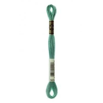 Hilo Bordar Mouliné Special DMC Tonos Turquesas verdes para Mantenimiento de Bordes 964