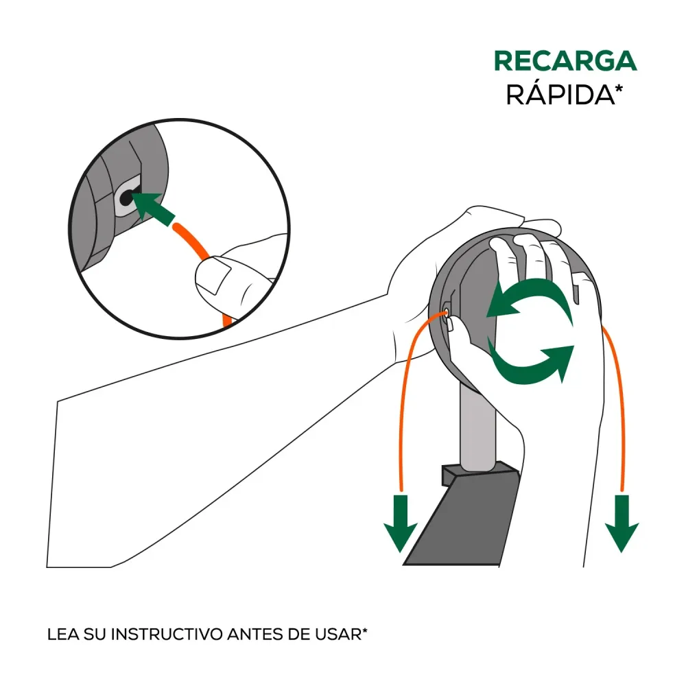 Máquina para Bordes HILO DESBROZADORA 1.6MM 196M - ABJ-HR1.6-1