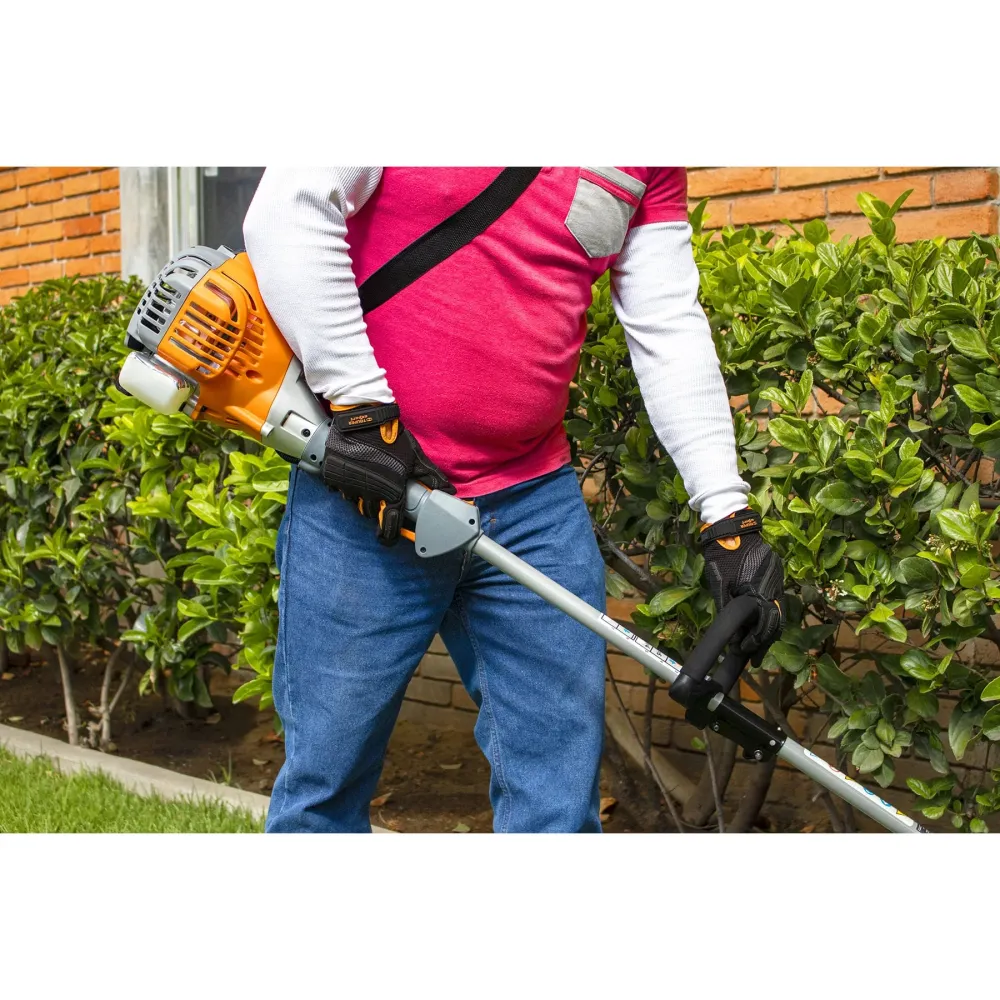 Resistente al Clima DESBROZADORA GASOLINA, 26CC,17", CURVA