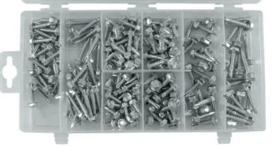 Comedero para Peces JBM 53354 ESTUCHE DE TORNILLOS AUTOROSCANTES (200pcs)
