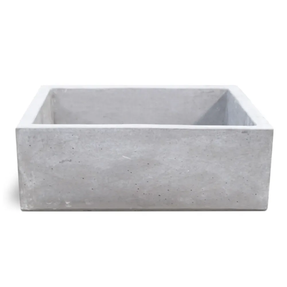 Lavello da esterno cemento grigio cm 45x35x16h cm modello Desy Fácil Mantenimiento