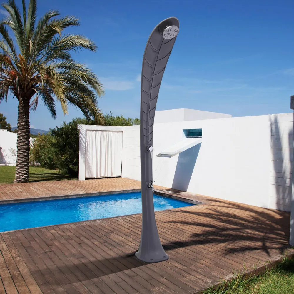 Hoja de ducha de polietileno gris starmatrix 35l para Mantenimiento de Piscinas