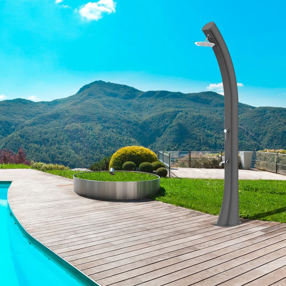 Starmatrix hd polietileno ducha solar rio xxl ss0935 gris Compatible con la Mayoria de Modelos