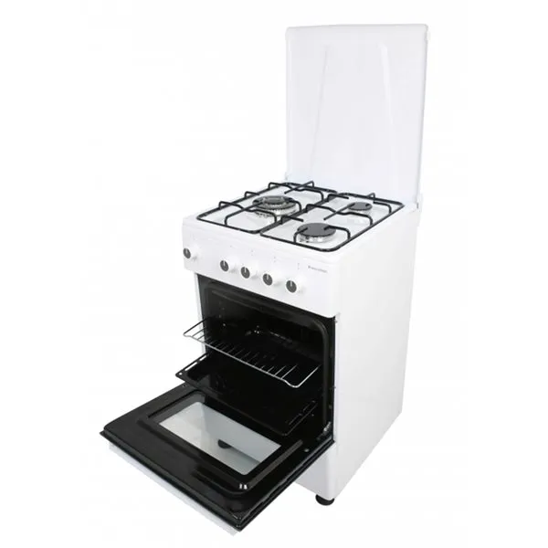 Cocina con horno de gas Milectric CGS-50B blanco 85x50x50 cm