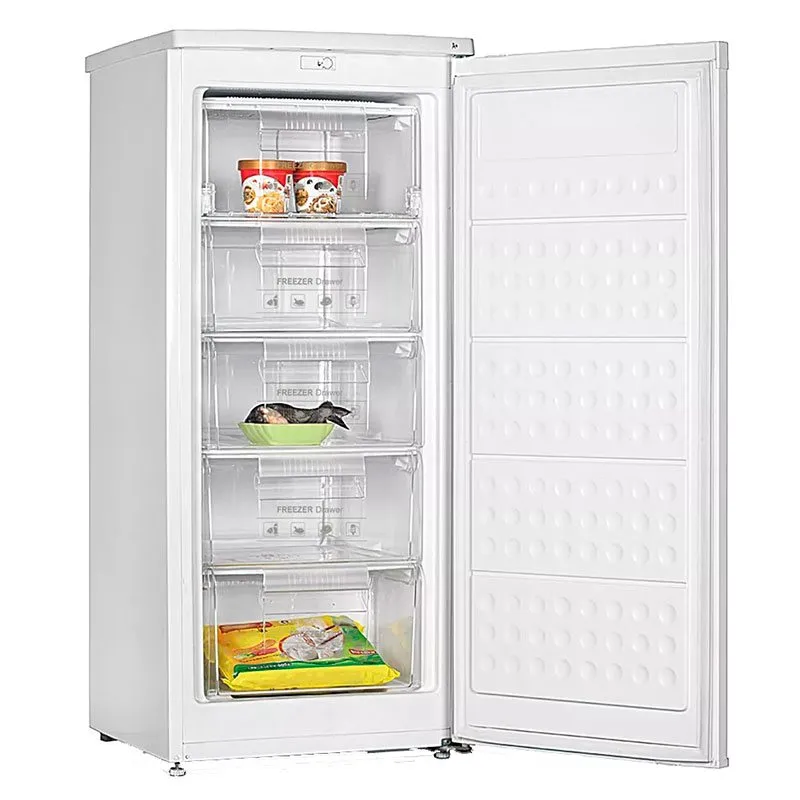 Congelador vertical Milectric FRV-140 140L cíclico 42dB E blanco 125x54,5x56,6 cm