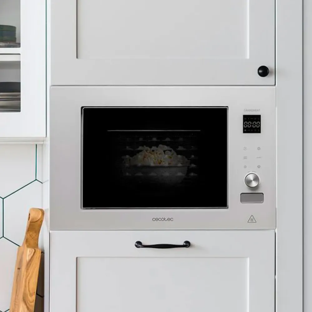 Alta Inflamabilidad Microondas encastrable Cecotec GrandHeat 2090 Built- Touch 1200W 21L con grill