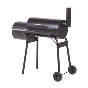 Certificado de Seguridad Barbacoa de carbón de metal/polipropileno negro KATLA