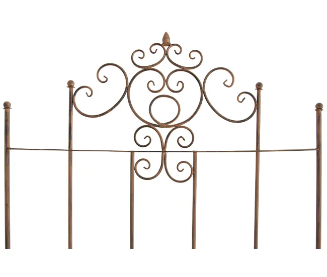 Set de 2 Enrejados para plantas Paula Acero Marrón antiguo 2X85.5X170 cm
