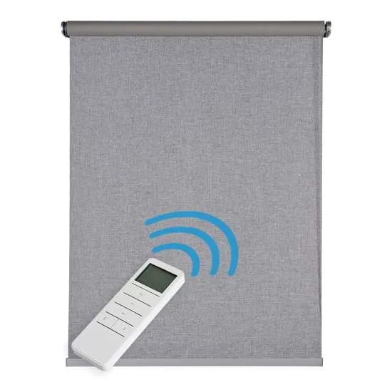 Aspirador para Estanque Storesdeco | estor motorizado enrollable opaco gris plata 100x250 cm