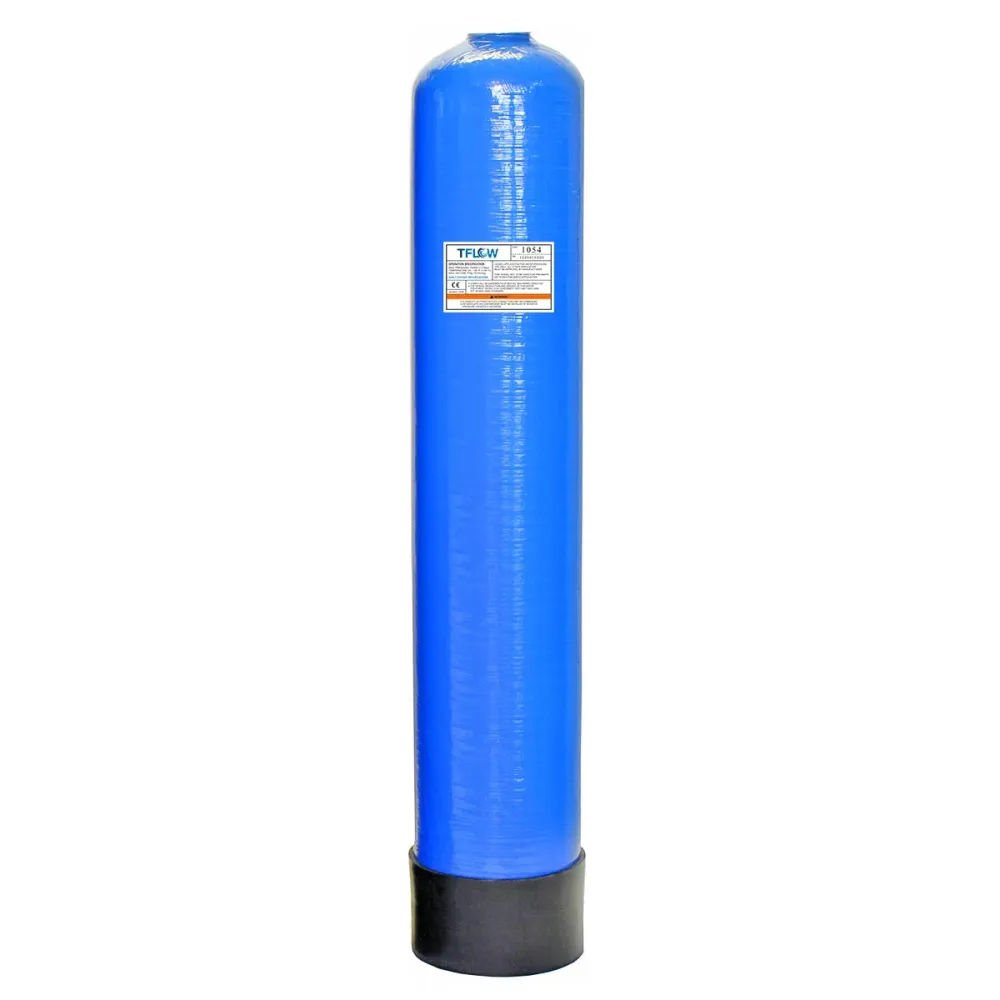 Aspirador para Estanque Tanque para Filtro - 16" x 65" - 4 ft³ - Fibra de Vidrio - 4" NPT - TFLOW