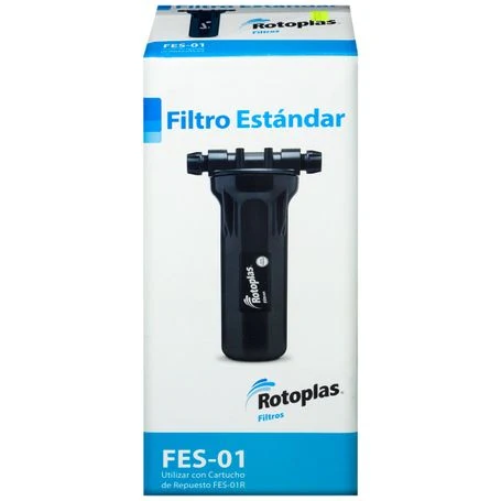 FILTRO TANQUE LARGO NEGRO STANDAR "ROTOPLAST"