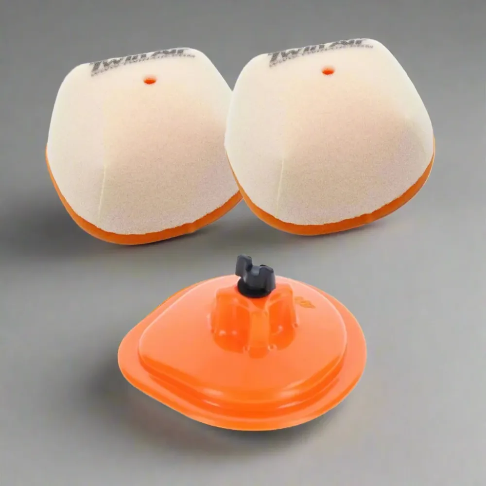 KIT 2 FILTROS DE AIRE TWIN AIR + TAPA DE LAVADO YAMAHA YZ 65 2018-2026 para 5000 Litros