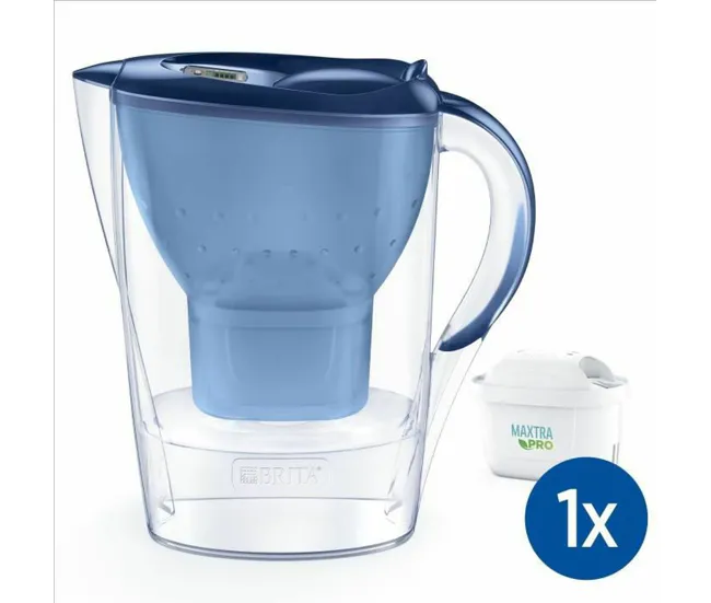 Profesional Impermeable Jarra Filtrante Brita Marella Azul 2,4 L