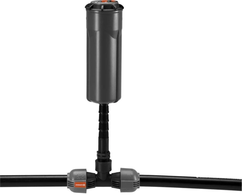 Aspersor de riego enterrado turbo Gardena T380