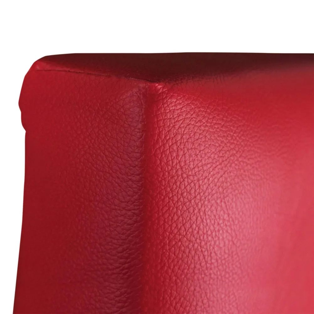 Cabeceros artemisa tapizado polipiel rojo 100x55 de sonnomattress