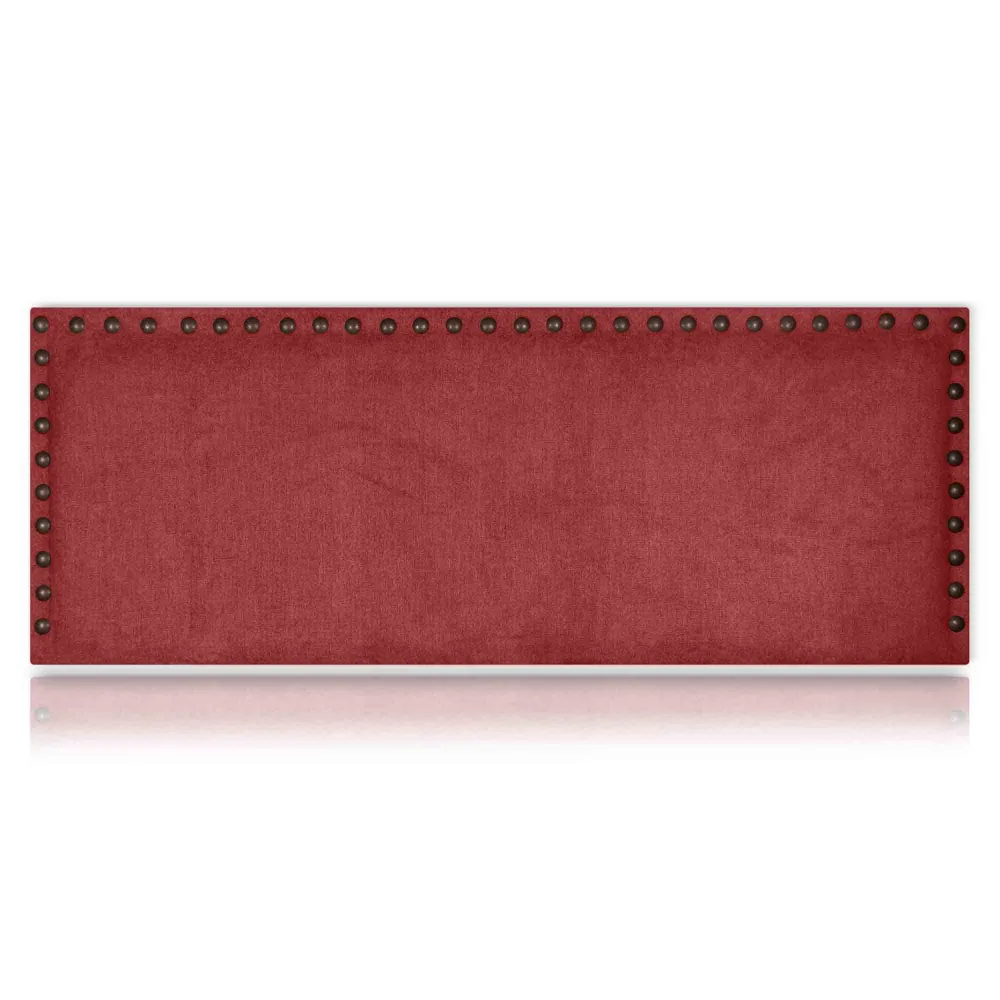 Cabeceros dafne tapizado nido antimanchas rojo 145x55 de sonnomattress