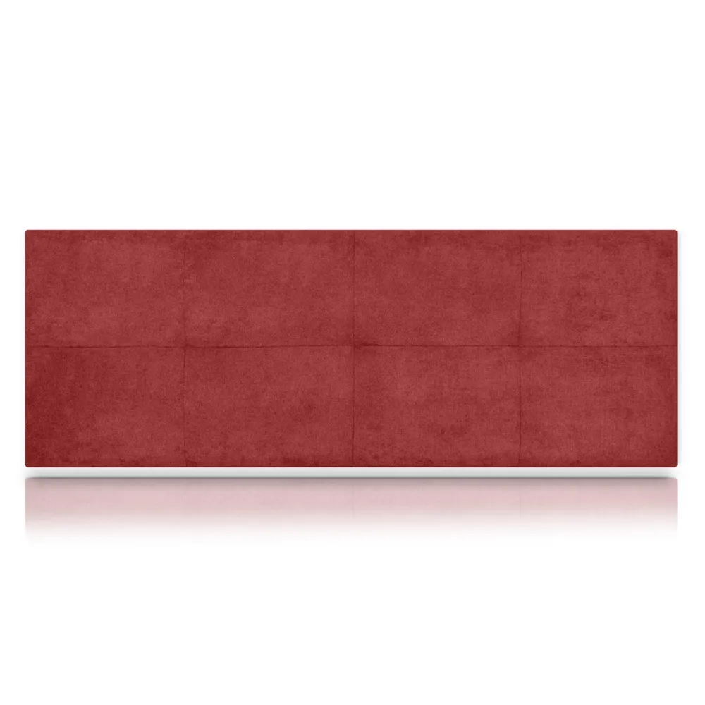 Cabeceros zeus tapizado nido antimanchas rojo 220x50 de sonnomattress