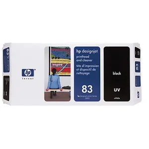 Hp 83 cabezal de limpieza uv c4960 para design jet, negro