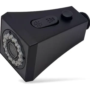 Cabezal Rociador para Grifo de Cocina Matera Negro Mate