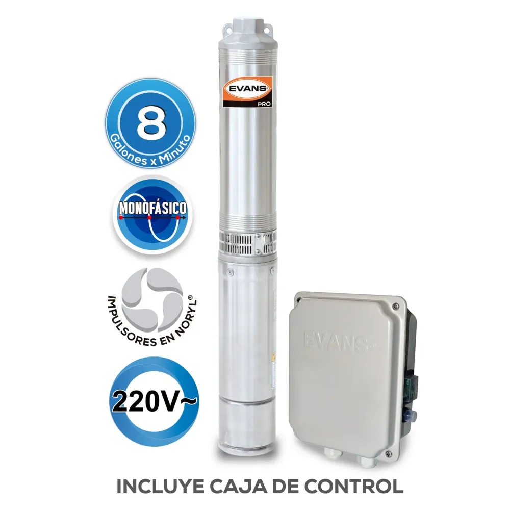 EQUIPO DE RIEGO SUMERGIBLE 8GPM 3.0HP 220V - SD410ME300G3