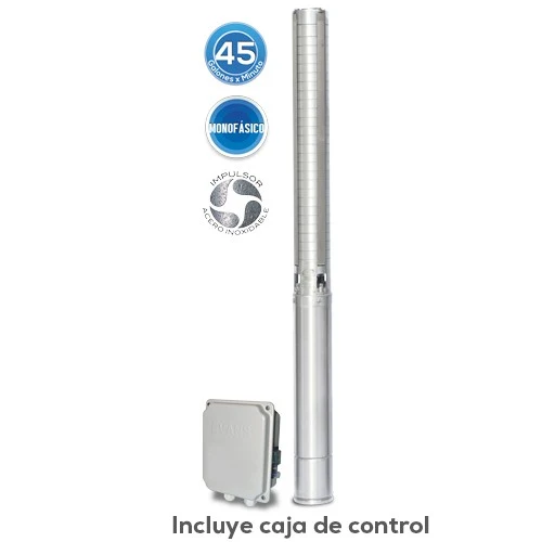 EQUIPO DE RIEGO SUMERGIBLE INOX 45GPM 3.0HP 220V - SD445ME300G3I