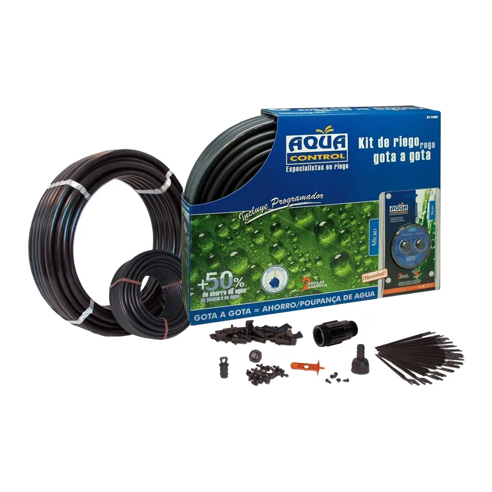 Kit de Riego por Goteo con programador Aqua Control