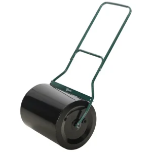 Outsunny Apisonadora de Césped para Jardín Rodillo para Césped con Capacidad de 60L Rellenable con Arena o Agua Diámetro d...
